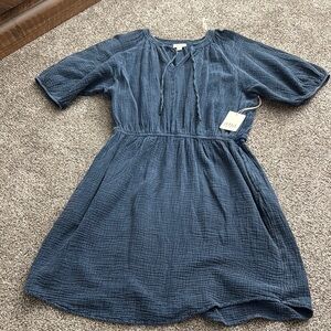 A.N.A NWT cotton denim blue dress